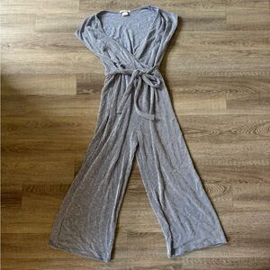 Blue and White Striped Jumpsuit